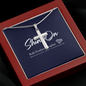 Personalized Cross Necklace Template
