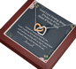 Good Luck Finding Better Bitches To Bitch About Bitches With Interlocking Hearts Necklace | Farewell Gift for Coworker |  New Job Gift |  Fresh Start Gift for Coworker