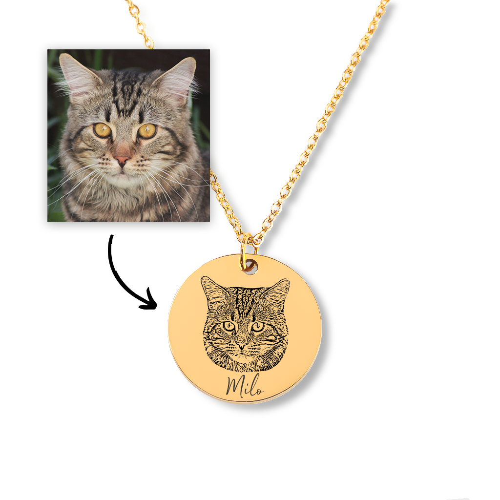 Personalized cat memorial jewelry online