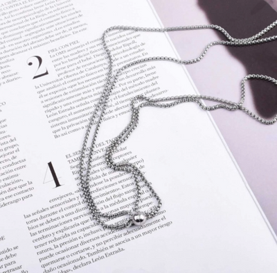 Meet Me At Midnight Discoball Magnetic Necklace Set, Magnetic Necklace Gift for Best Friend, Matching Lover Necklace, 2 pcs Couple Necklace