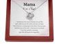 Mama To An Angel I Have You In My Heart Love Knot Necklace Loss of Baby Gift |  Pregnancy Loss Gift | Sorry For Your Loss Gift