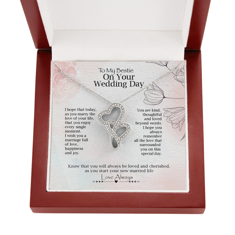 To My Best Friend On Your Wedding Day | Best Friend Wedding Day Gift, Best Friend to Bride Gift, Bride Jewelry Gift
