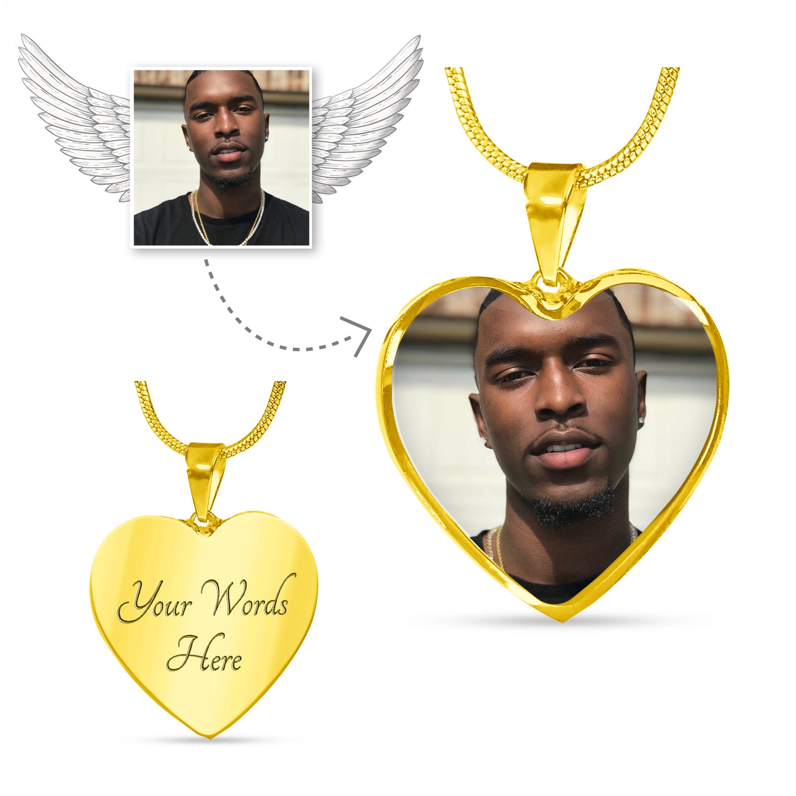 Guardian Angel Luxury Necklace (Free US Shipping)