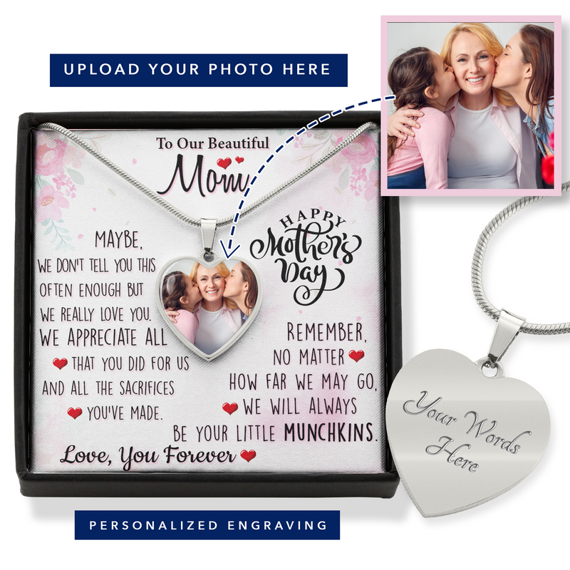 Happy Mother's Day Necklace from your munchkins