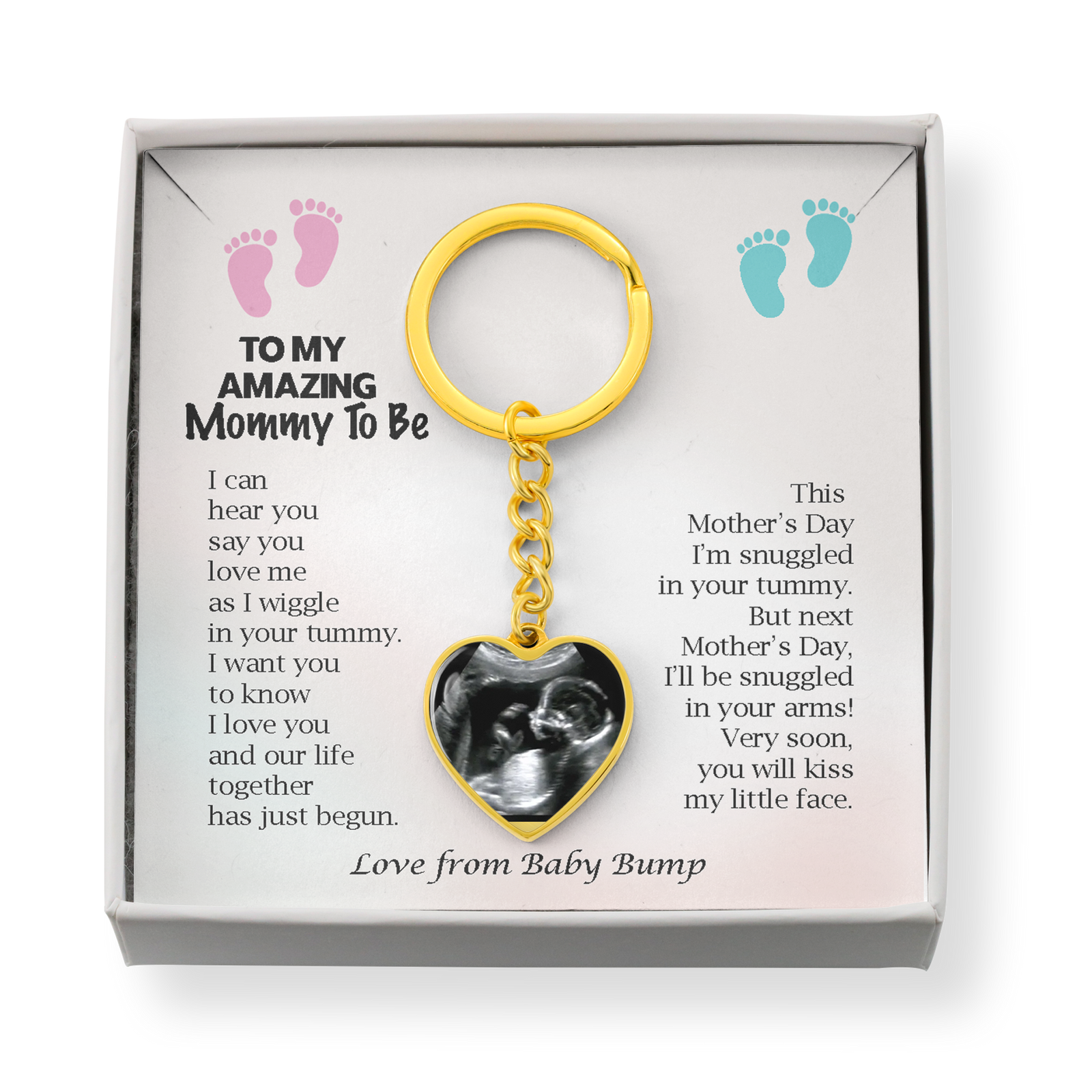 Mommy To Be Mother's Day Gift From Baby Bump, New Mom Keychain, Mother's Day Gift from Baby Bump, Mom To Be Gift, Mother's Day Gift for Expecting Mom, New Mom