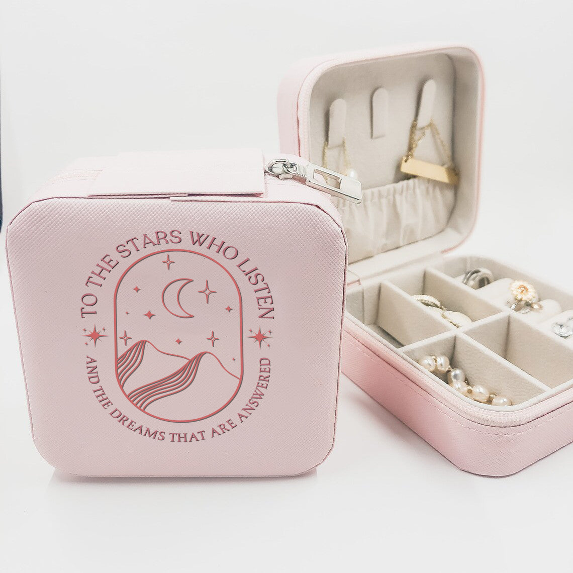 To The Stars Who Listen Acotar Jewelry Organizer Box, Cute Gift for Her, Rhysand Fan Girl, The Birthday Gift Ideas, Gift for Book Lovers