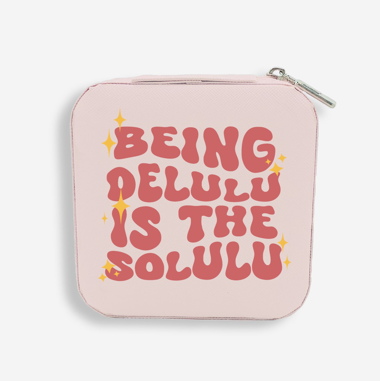 Delulu Is The Solulu Jewelry Box, Mental Health Gift, Tiktok Meme, Funny Gift for Best Friend, Pop Culture Gifts, Cute Delulu Storage Box