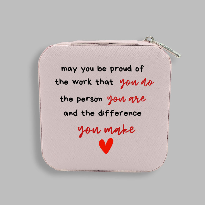 May You Be Proud of the Work You Do Jewelry Box, Christmas Gift for Coworker, Work Bestie Birthday Gifts, Gift for Her, Thank You Gifts