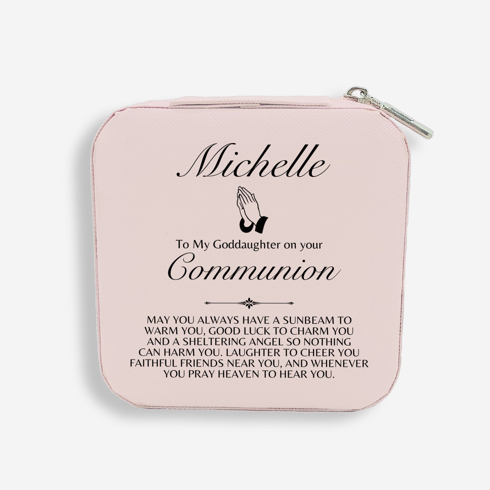 Personalized First Communion Gift for Goddaughter, Jewelry Box Gift from Godmother, Custom Goddaughter Gifts, Custom Gift for Girls Teens